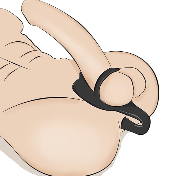 Amazon – Hisecret アナルプラグ コックリング 黒いシリコーン ペニスリング付き男性 前立腺 アナル開発 拡張 アナ…