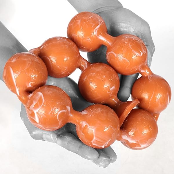 Ifukensアナルビーズ超ビッグアナルボールアナルプラグ シリコンアナル拡張ディルド 極太サイズ 吸盤付ロング柔…