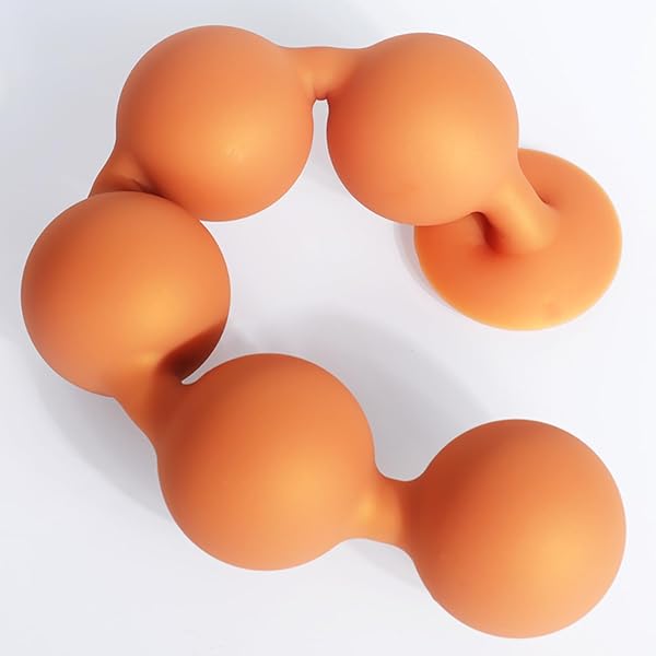 Ifukensアナルビーズ超ビッグアナルボールアナルプラグ シリコンアナル拡張ディルド 極太サイズ 吸盤付ロング柔…