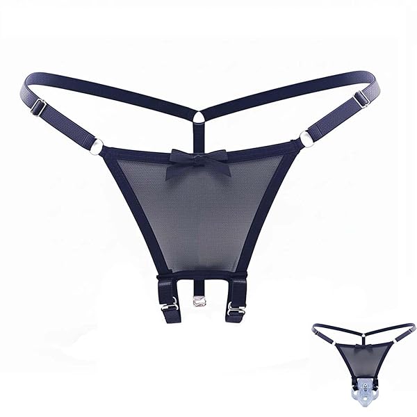 ランジェリー – KKSEXY男の娘用貞操帯固定パンツ 貞操体3ウェイ補助ベルト貞操ロック弾性バンドアクセサリーセクシー下着落下防止…