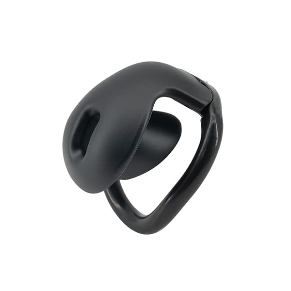 KKSEXY 男の娘用 貞操帯 小鍋蓋デザイン 貞操ロック 可愛いセクシー 摩擦を軽減する拘束具SMグッズ（ ブラック）