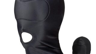 [LKCCTK] 全頭マスク フェイスカバー 1ホール 仮面 コスプレ SMプレイ カップル向け 高伸縮性 男女兼…