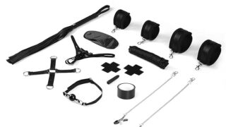 Liebe Seele リーベゼーレ コスプレ 縛遊 SMグッズ 小道具 拘束具 12点セット ブラック レザー …