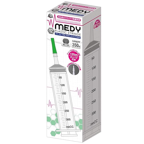 Amazon – MEDY(メディ) no.12 チューブ付きプラスチックシリンジ 350ml【エーワン】