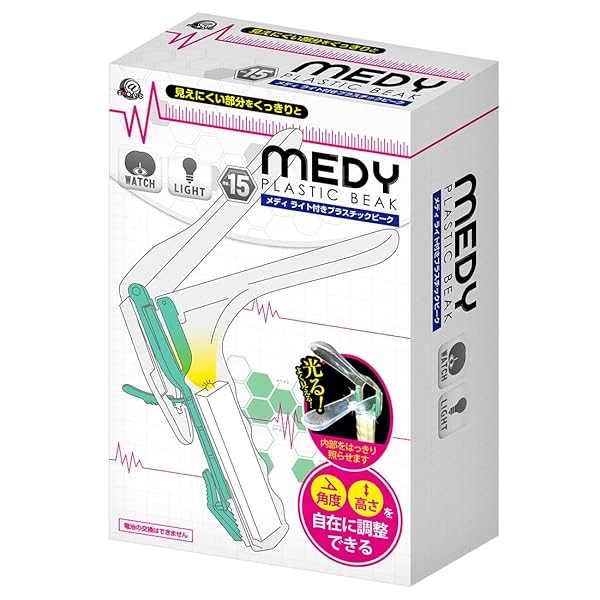 Amazon – MEDY(メディ) no.15 ライト付きプラスチックビーク【エーワン】
