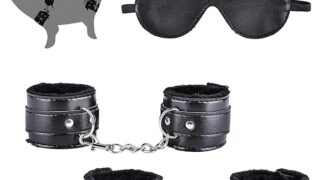 Ninonly SMグッズ SMセット 拘束具 3点セット 手枷 足枷 アイマスク 調整可能 マンネリ解消 SMプ…