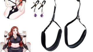 Amazon – Ninonly SMグッズ SMセット 開脚拘束具 4点セット アナルプラグ SMベルト 手枷 調節可能 男女兼用（黒）