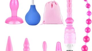 Amazon – Ninonly アナルプラグ 多目的洗浄器 アナルグッズ 浣腸器 男女兼用 収納バッグ付き 9点セット（ピンク）