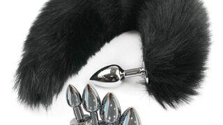 Orirya アナルプラグ 尻尾 大人のおもちゃ かわいい 猫 キツネ コスプレ セクシー SMプレイ アナル拡張…