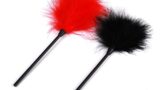sm – SM 人工羽根 フェザーティックラー 2枚入り（ブラック、レッド） YM-02 …