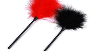 sm – SM 人工羽根 フェザーティックラー 2枚入り（ブラック、レッド） YM-02 …