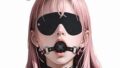 SM 拘束具 女性 アイマスク 口枷 ボールギャグ SMグッズ 2点セット目隠し 玉口枷 穴開き SMプレイ 夫婦…