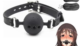 SM口枷 ボール シリコーン 穴あり 口栓 口ギャグボール SMグッズ 拘束具 コスプレ 虜プレ 奴隷 (S-3….