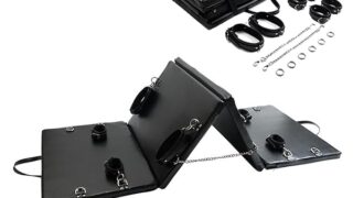 SM拘束具アダルトグッズ 女性 男性 束縛具 拘束グッズ 緊縛グッズ 拘束ラック手錠 拘束台 PU革 足首掛け拘束…