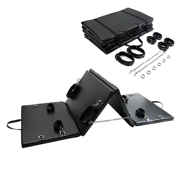 SM拘束具アダルトグッズ 女性 男性 束縛具 拘束グッズ 緊縛グッズ 拘束ラック手錠 拘束台 PU革 足首掛け拘束…