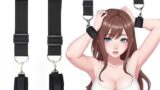 sm – SM ドア拘束具 手枷 女性用 アダルトグッズ 吊り下げ式 痛くない 長さ調節可能 両手拘束 調教用品 ドア取付 …