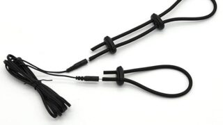 Amazon – Semaxy ペニスリング 男性用 ダブルリング 8字形 シリコン製 調整可能糸形ペニスリング 2種類の内径 ブラック