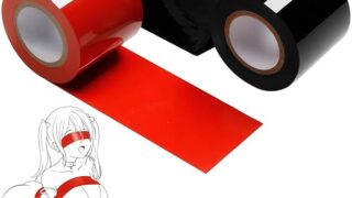 Sexyhot ボンテージテープ 拘束テープ SMテープ SMグッズ 簡単拘束 非粘着 静電気 SM縛り 調教グッ…
