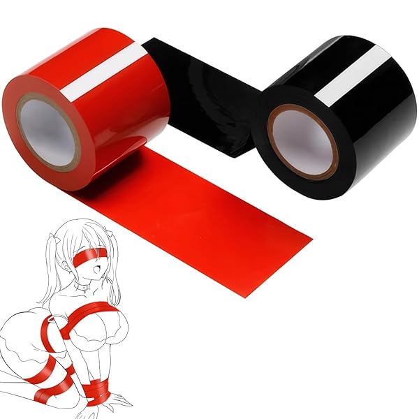 Sexyhot ボンテージテープ 拘束テープ SMテープ SMグッズ 簡単拘束 非粘着 静電気 SM縛り 調教グッ…