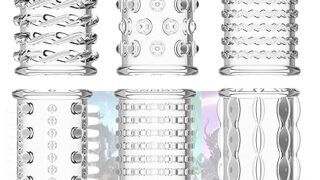 Amazon – Tibemiペニスサック 男性用 アダルトグッズ 6枚セット ペニスケース イボ付き 長さ6cm・内径2cm TP…