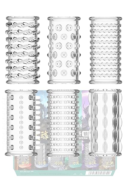 Amazon – Tibemiペニスサック 男性用 アダルトグッズ 6枚セット ペニスケース イボ付き 長さ6cm・内径2cm TP…