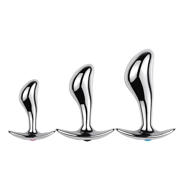 Amazon – アナルプラグアナル ステンレスT型の取っ手設計アナルグッズ 3サイズセット