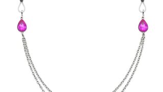 Amazon – ノンピアスニップルリング チェーンニップルヌース ジュエリー胸クランプ-ダークピンク