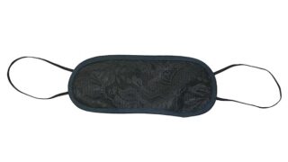 SM – ミュー 見えるアイマスク(ブラック) 耳かけ式