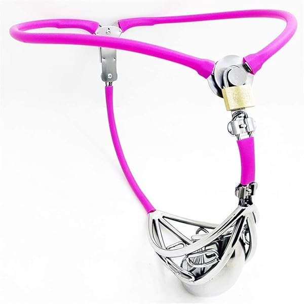 Amazon – ステンレス鋼の貞操帯貞操ケージ貞操装置、スツール穴、ペニスロック貞操帯男性 、男性用 貞操帯 (Size : 84…