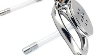 貞操帯ステンレス鋼男性フラット貞操ロック 錠付貞操装置コックケージ エスケープ 貞操ケージ 拘束具SM セックスおもちゃ