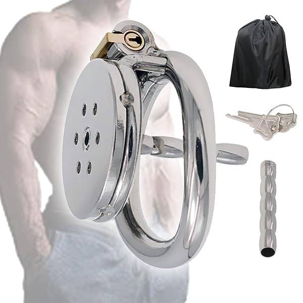 SM – 貞操帯 貞操具 ステンレス鋼 貞操ロック 貞操ケージ 男性フラット 拘束具 コックロック 錠付貞操装置 コックケー…
