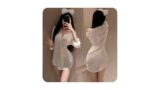 [三丸] コスプレ シャツ 制服 レディース 女性用 セクシーランジェリー 過激 変態 sm 白 シースルー 極薄…