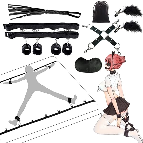 SM – sm 拘束具 女性 11点セット 多体位 正常位 後背位 フェラ位 M字 カップル 夫婦 アダルトグッズ 乳首責め…