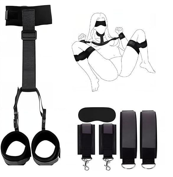 sm 拘束具 女性 セット smグッズ m字開脚具 アダルトグッズ 手枷足枷 男性用 四肢拘束 大人のおもちゃ ア…