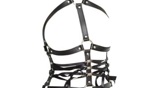 コスプレ – 女性用貞操帯 ボンテージ ハーネスベルト smグッズ 女性 拘束 sm 首輪 乳房枷 リボン付き 縛り PU タイ…