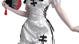 セクシー チャイナ チャイナドレス メイド チャイナ 服 コスプレ ゴスロリ 可愛い フリル リボン ロリータ ワ…