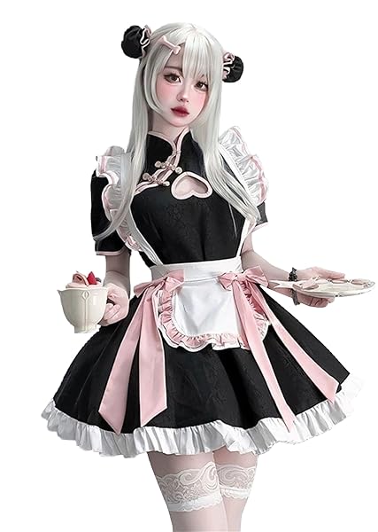セクシー チャイナ チャイナドレス メイド服 メイド チャイナ 服 コスプレ ゴスロリ アリス風 かわいい 可愛い…