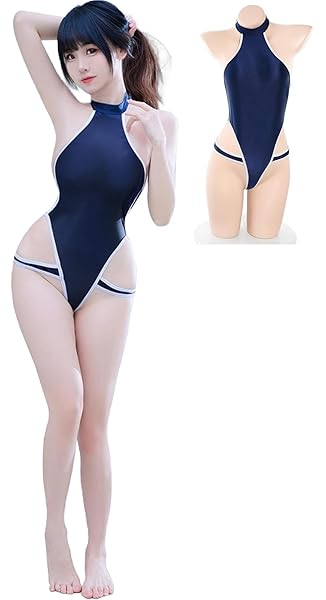 スク水 スクール セクシースポーツ コスプレ レオタード 競泳水着 泳水着 清純 ハイレグ ランジェリー タイト（…