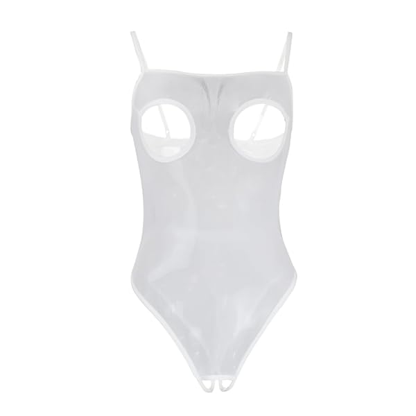 [ブラックオーメン] 過激羞恥露出半透明ハイレグ水着 コスプレ オープンクロッチ 股割れ レオタード 水着 オープ…