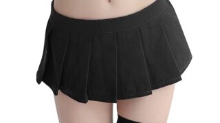 コスプレ – [アヘガオ] マイクロミニスカート 超ミニ プリーツスカート チェック柄 無地 レディース ミニスカート 人気 セ…