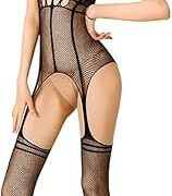 ランジェリー – ボディタイツ 全身網タイツ ボディストッキング 網タイツ 穴あき ボディー タイツ セクシー下着 大人のおもちゃ …