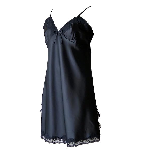 スリップ セクシー ランジェリー ペチコート ワンピース 大きいサイズ サテン ツルツル 透けない エレガント ベ…