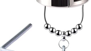 ペニスリング コックリング 陰嚢の抑制 尿道開発 睾丸の体重負荷リング 男性用 ステンレス鋼 体重を支えるエクササ…