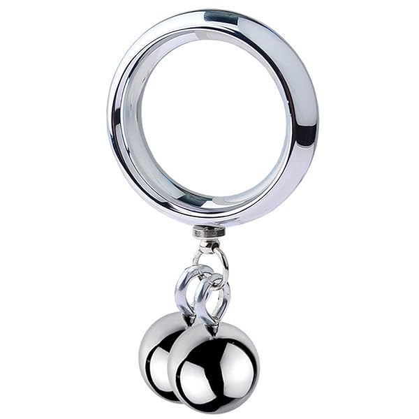 ペニスリング 男性用 コックリング 金属 グランスリング ペニス コックペンダント付き 重量あり アダルト用リング…