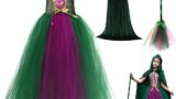 女の子用 魔女 衣装,女児用チュチュワンピース 付属品: 魔法のほうき＆ケープ – コスプレ衣装小物 パーティー・…