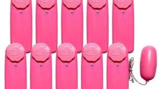 [米印] 電池式 ピンクローター 女性用 バイブレーター マッサージ ハンディーマッサージャー ツボ押し コンパク…