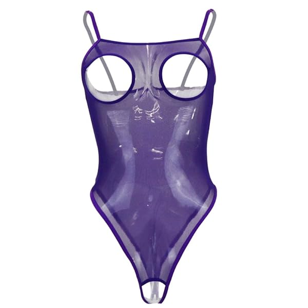 [ブラックオーメン] 過激羞恥露出半透明ハイレグ水着 コスプレ オープンクロッチ 股割れ レオタード 水着 オープ…