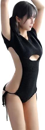 [ビビットスタイル] セクシー コスプレ コスチューム 童貞を殺すセーター ニット 紐パン レディース