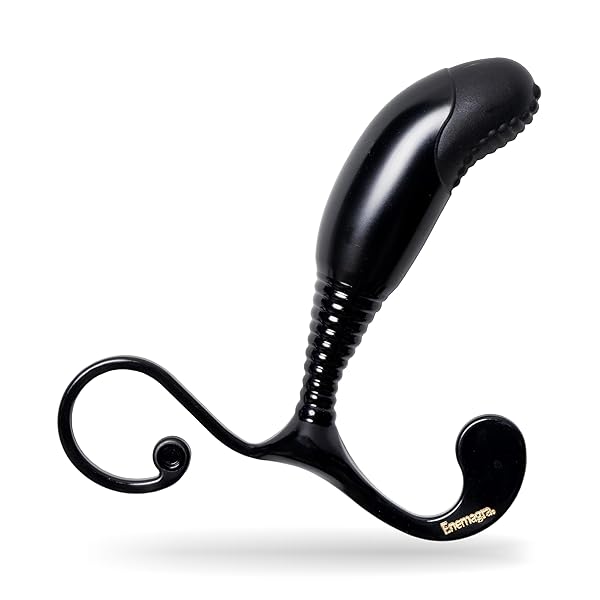 エネマグラコバンザメ（正規品）男性用 刺激強め ディルド アナルプラグ 非電動はドライオーガズム専用 黒 非電動【…