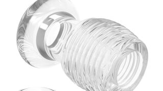 ディルド – アナルプラグ 中空貫通型アナルグッズ 初心者蓋付き シリコン製アナル拡張アナル開発トンネル あなるプラグ 外出アナ…